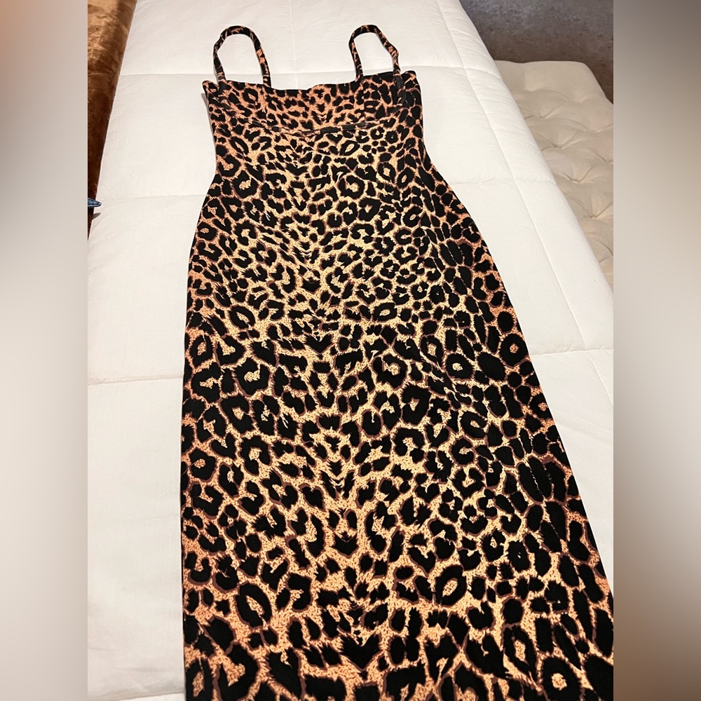 PrettyLittle Thing Leopard Print Dress